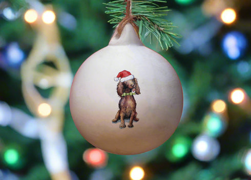 Cocker (Working) Liver Ceramic Bauble